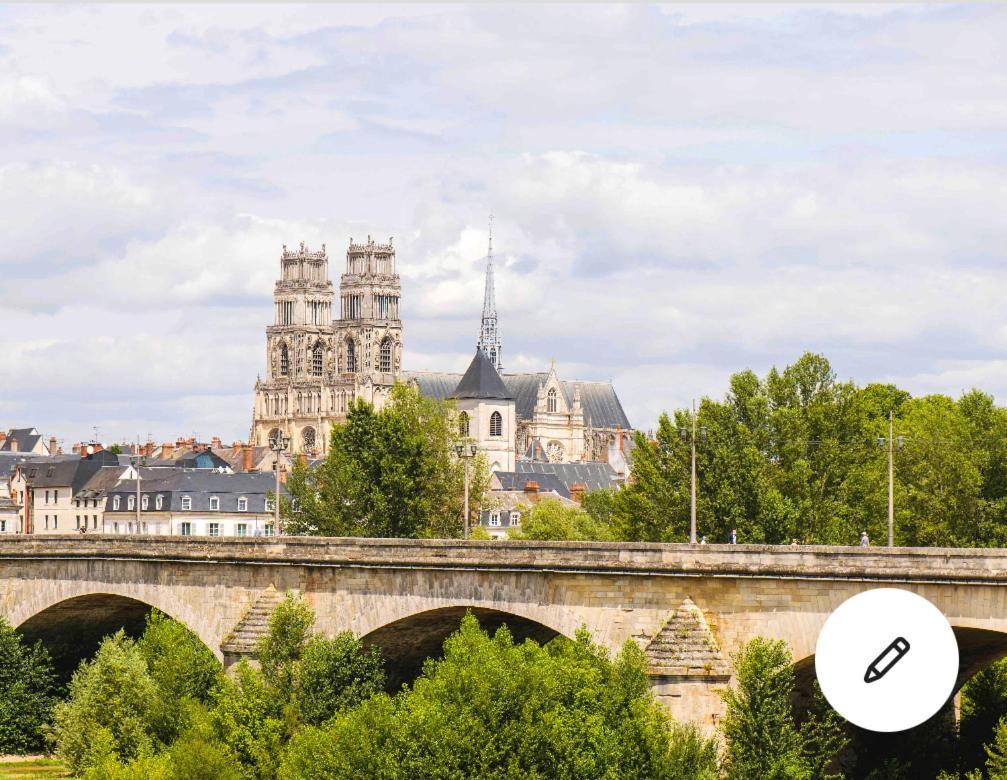 Cosy Loire, T2 Neuf, Front De Loire ,Vue Cathedrale,5Min A Pied Centre Ville Et Parking Prive Орлеан Экстерьер фото
